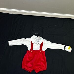 Edgehill Collection White and Red Kids Matching Set